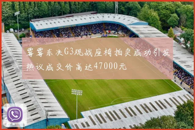 霉霉东决G3观战座椅拍卖成功引发热议成交价高达47000元